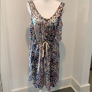 Silk Banana Republic dress with pockets.